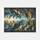 未来の夢のような女の子 ラッピングペーパーシート (正面3)