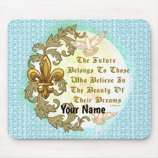 未来の夢の口 マウスパッド (正面)