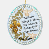 未来の夢 セラミックオーナメント (左)