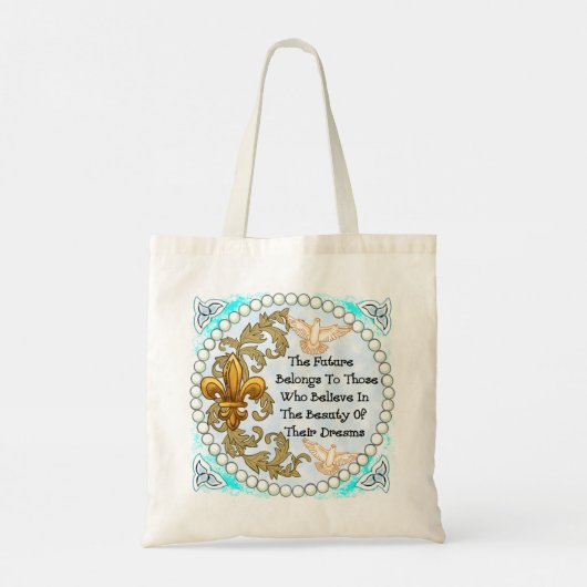 未来の夢 トートバッグ (裏面)
