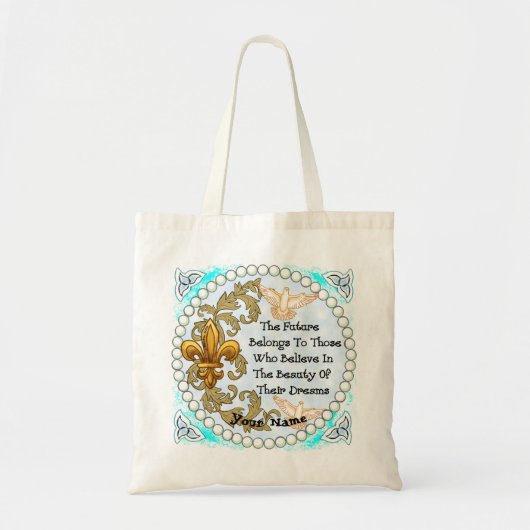 未来の夢 トートバッグ (正面)