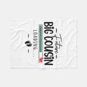 未来の大いなる従姉妹 – 第1ベビー妊娠アナウンサー フリースブランケット (正面(横))