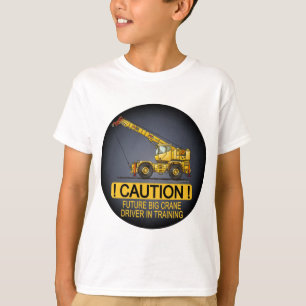 未来の大きいクレーン運転者はTシャツをからかいます Tシャツ