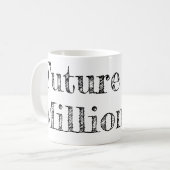 未来の大富豪 コーヒーマグカップ (正面左)