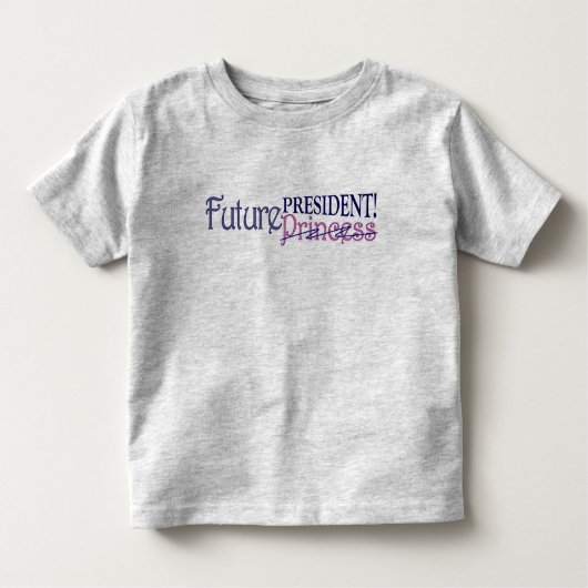 未来の大統領 トドラーTシャツ (正面)