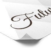 未来の夫への手紙は贅沢を愛しエレガントている ポスター (角)