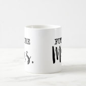 未来の夫人おもしろいな花嫁 コーヒーマグカップ (中央)