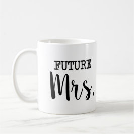 未来の夫人おもしろいな花嫁 コーヒーマグカップ