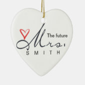 未来の夫人-あなた専有物をカスタマイズ! セラミックオーナメント (右)