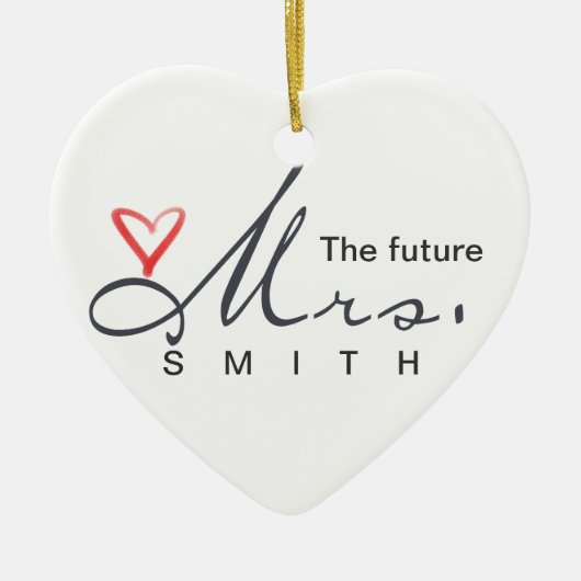 未来の夫人-あなた専有物をカスタマイズ! セラミックオーナメント (正面)