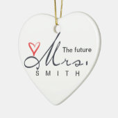 未来の夫人-あなた専有物をカスタマイズ! セラミックオーナメント (左)