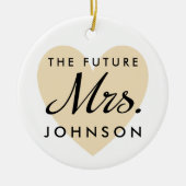 未来の夫人 セラミックオーナメント (正面)