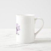 未来の夫人Purple Watercolor Mug ボーンチャイナマグカップ (右)