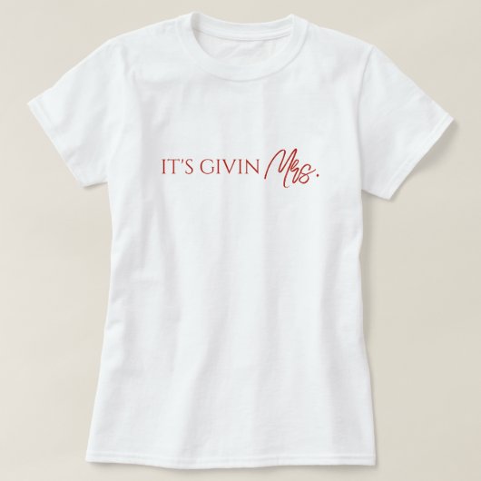 未来の奥様に贈る Tシャツ (デザイン正面)