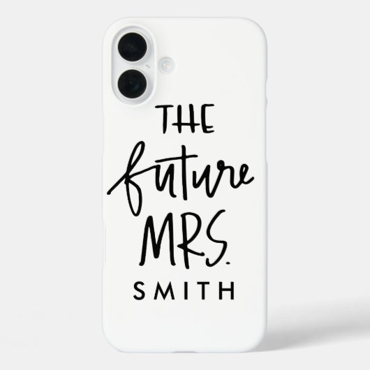 未来の奥様 カスタムフォンケース Case-Mate iPhoneケース (裏面)