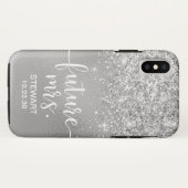 未来の奥様 シルバーグリッターケース Case-Mate iPhoneケース iPhone XSケース (裏面(横))
