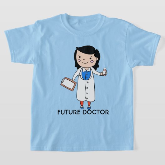 未来の女医さんだもん Tシャツ (レイダウン)