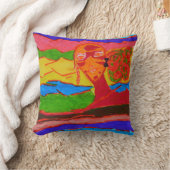 未来の女性 クッション (ブランケット)