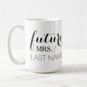 未来の妻のコーヒー・マグ コーヒーマグカップ (左)