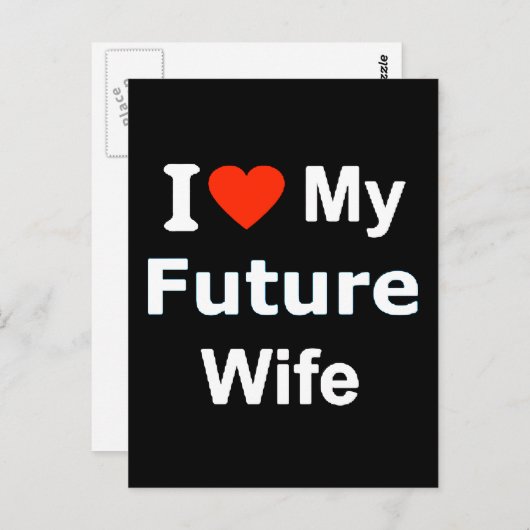 『未来の妻の声』おもしろいの表現 ポストカード (正面/裏面)