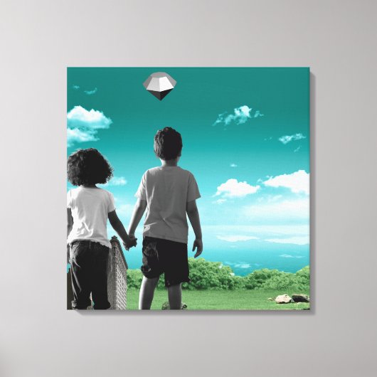 未来の子どもたち キャンバスプリント (正面)