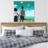 未来の子どもたち キャンバスプリント (インサイチュ (寝室))