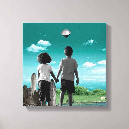 未来の子ども キャンバスプリント (正面)