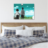 未来の子ども キャンバスプリント (インサイチュ (寝室))