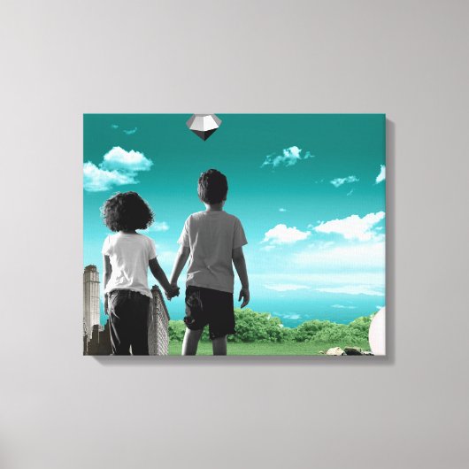 未来の子ども キャンバスプリント (正面)