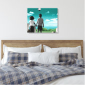 未来の子ども キャンバスプリント (インサイチュ (寝室))