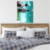 未来の子ども キャンバスプリント (インサイチュ (寝室))