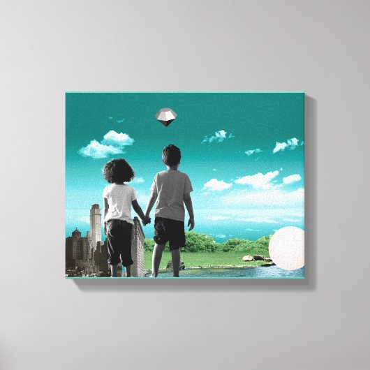 未来の子ども キャンバスプリント (正面)