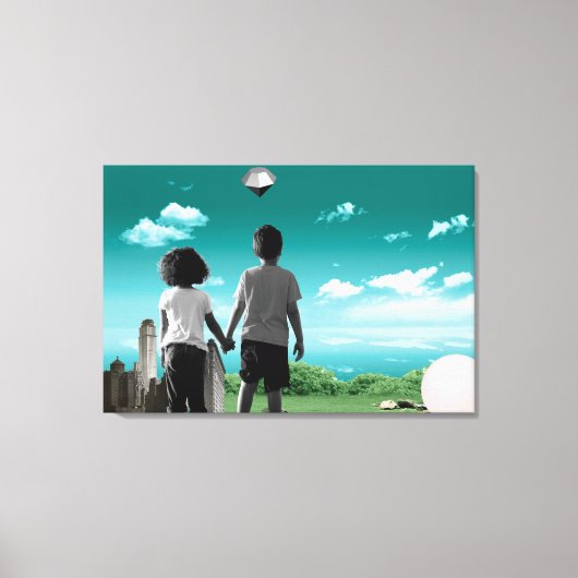 未来の子ども キャンバスプリント (正面)