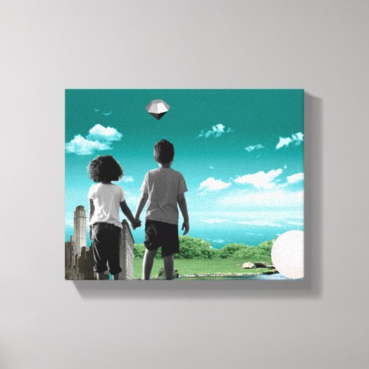 未来の子ども キャンバスプリント (正面)