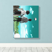 未来の子ども キャンバスプリント (インサイチュ (ウッドフロア))