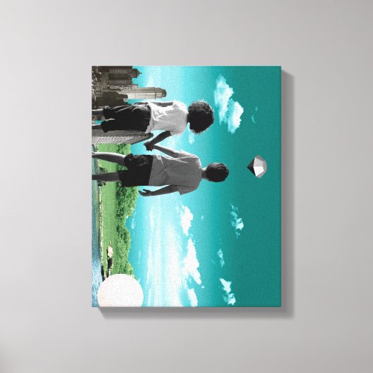 未来の子ども キャンバスプリント (正面)