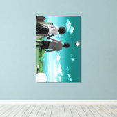 未来の子ども キャンバスプリント (インサイチュ (ウッドフロア))