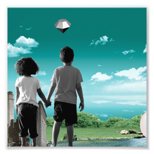 未来の子ども フォトプリント            (正面)