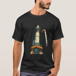 未来の宇宙探査デザイン Tシャツ