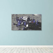 未来の宇宙探査任務10 キャンバスプリント (インサイチュ (ウッドフロア))