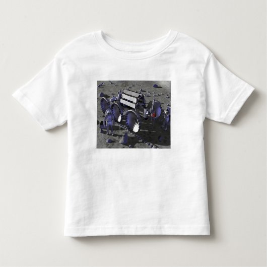 未来の宇宙探査任務10 トドラーTシャツ (正面)