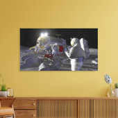 未来の宇宙探査任務11 キャンバスプリント (インサイチュ (リビング))