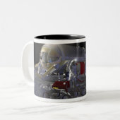 未来の宇宙探査任務11 ツートーンマグカップ (正面左)