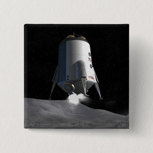 未来の宇宙探査任務12 缶バッジ (正面)