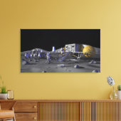 未来の宇宙探査任務13 キャンバスプリント (インサイチュ (リビング))