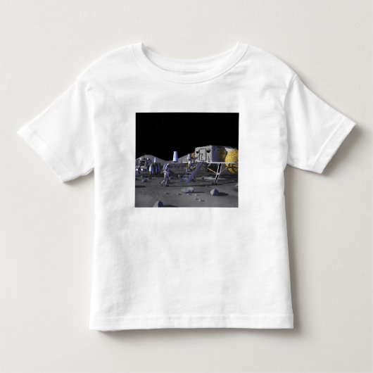 未来の宇宙探査任務13 トドラーTシャツ (正面)