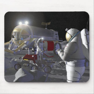 未来の宇宙探検の代表団11 マウスパッド
