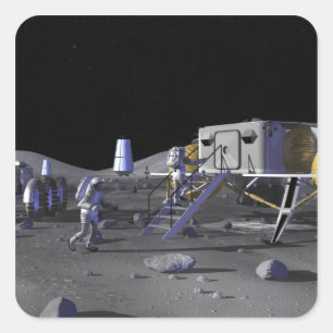 未来の宇宙探検の代表団13 スクエアシール