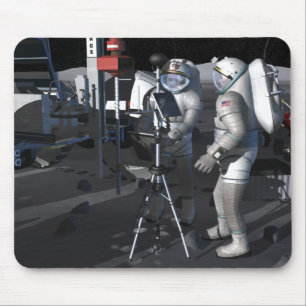 未来の宇宙探検の代表団5 マウスパッド