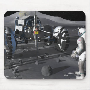 未来の宇宙探検の代表団 マウスパッド